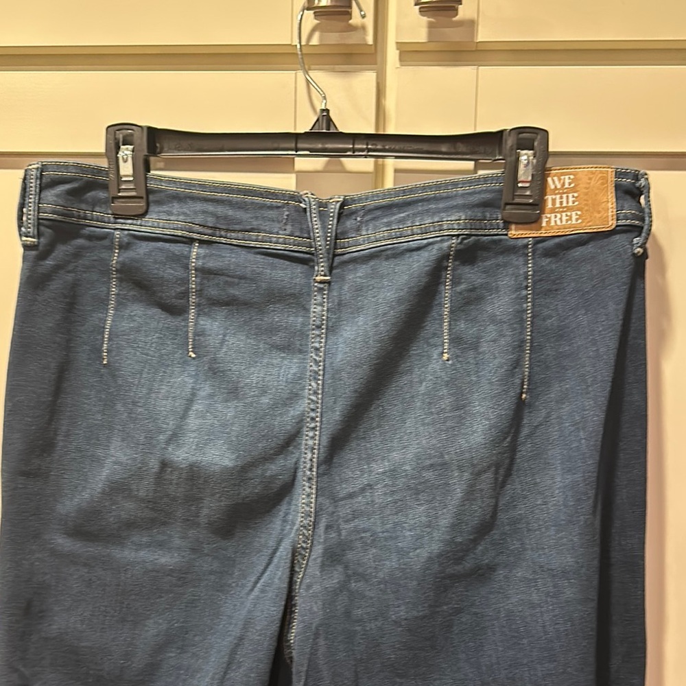 Free People Dark Blue Flare Jeans - Picture 4 of 4